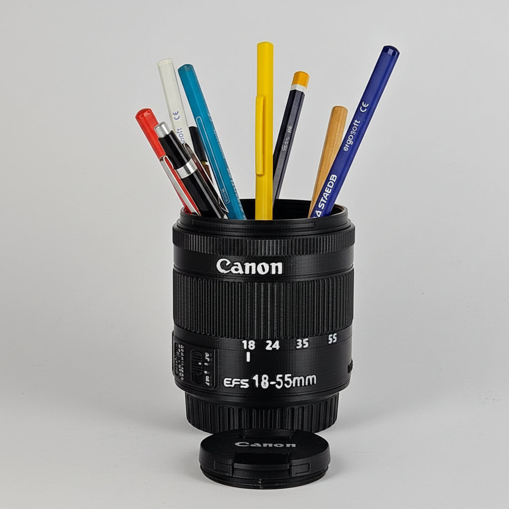 Porte-Crayon Objectif 18-55mm imprimé en 3D – Standard