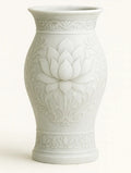 Vase décoratif imprimé en 3D – Design floral sculpté, style artisanal moderne