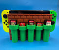 Range‑cartouches Nintendo Switch imprimé en 3D – Design tuyaux & briques style rétro gaming