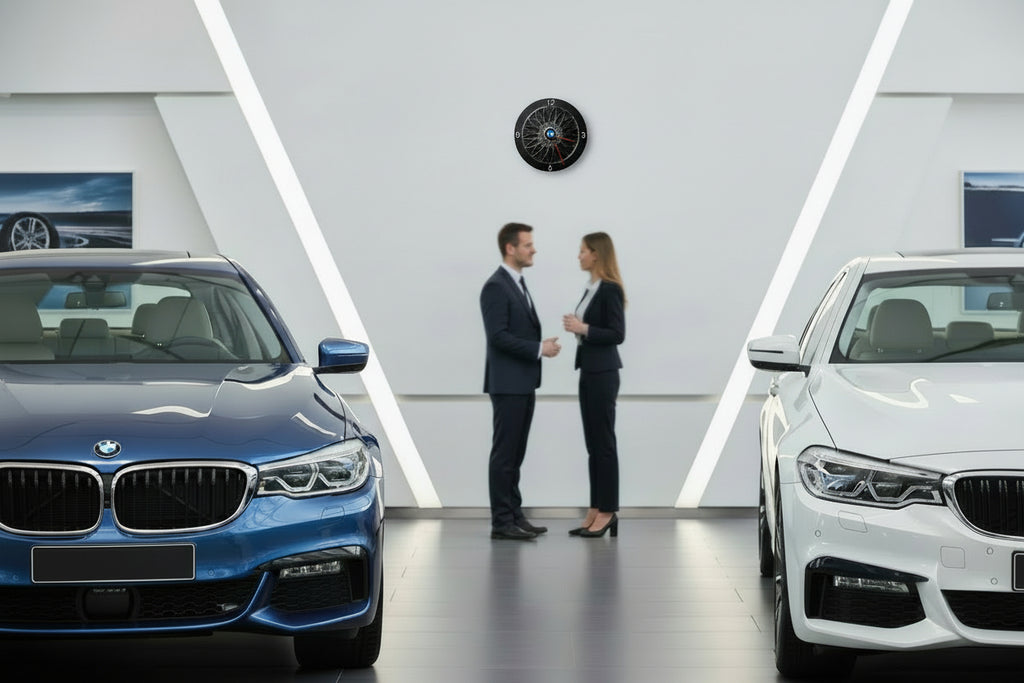 Horloge Jante BMW imprimée en 3D – Déco murale pour passionnés automobile